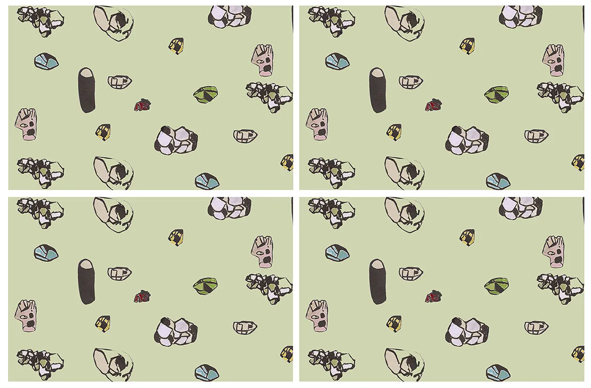 Waterproof Placemats <br/> Gemstones