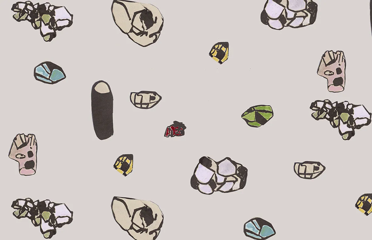 Waterproof Placemats <br/> Gemstones