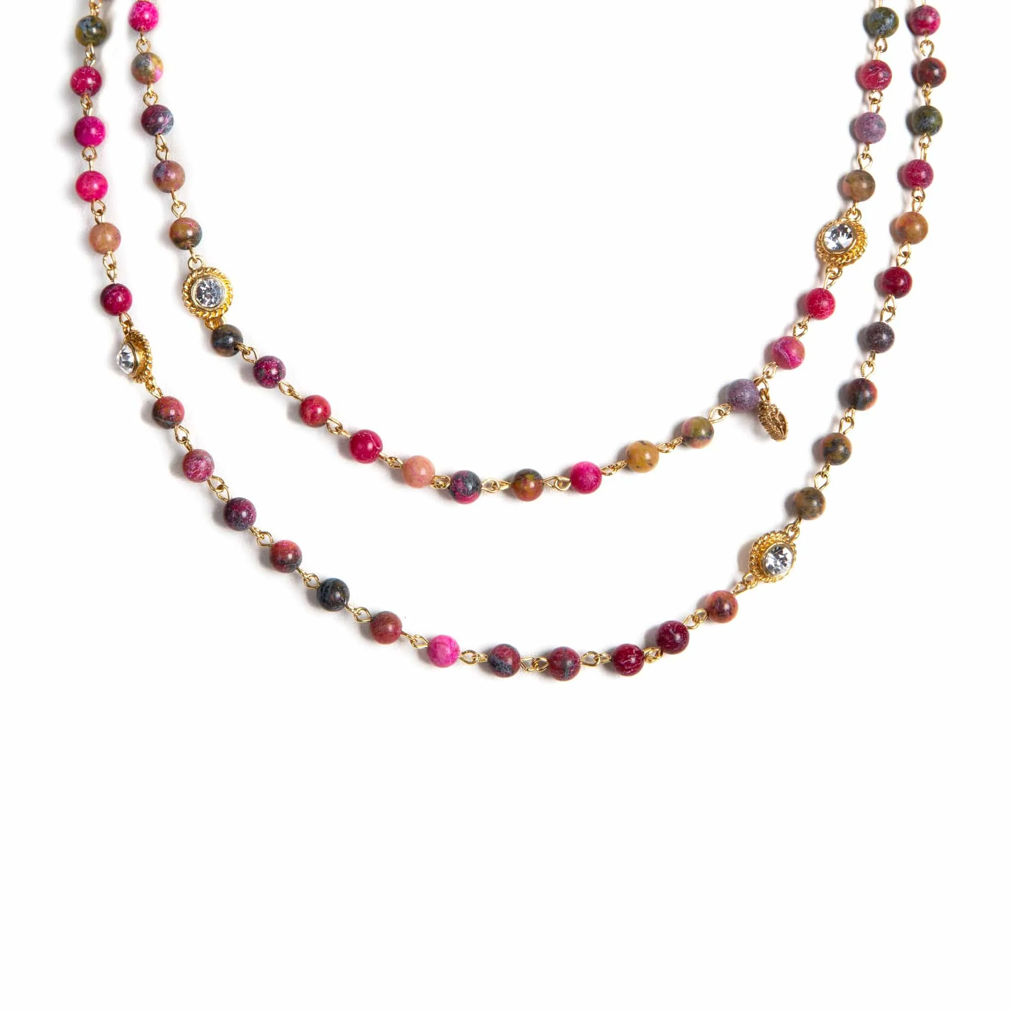 Wrap - 6mm Lux Pink Jasper
